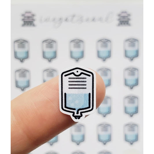 Planner Sticker |  Transfusion, IV Bag, Chemo Treament, IV Therapy