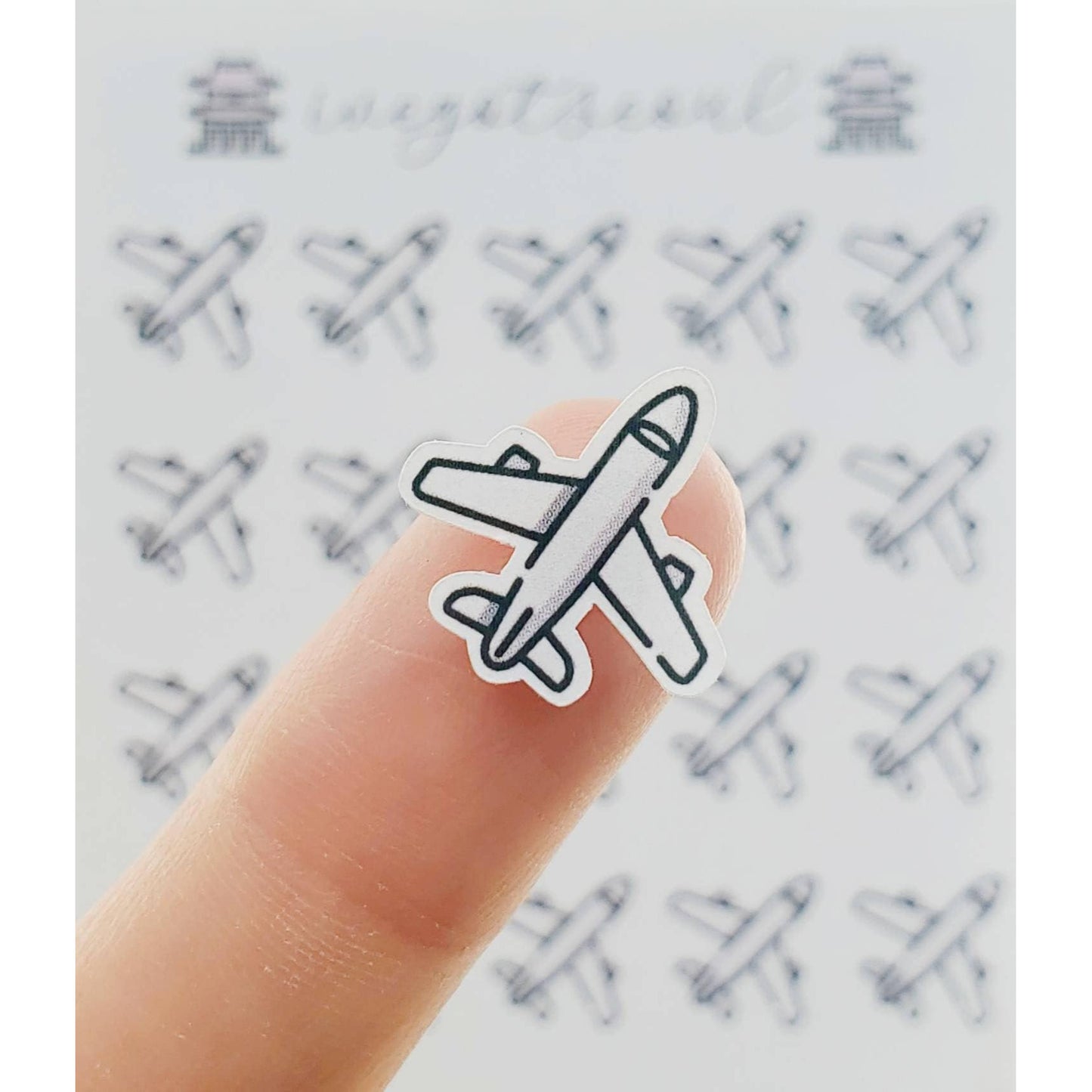 Planner Sticker | Airplane, Travel Stickers, Vacation Planning, Travel Agent