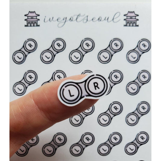 Planner Sticker  | Contact Lens