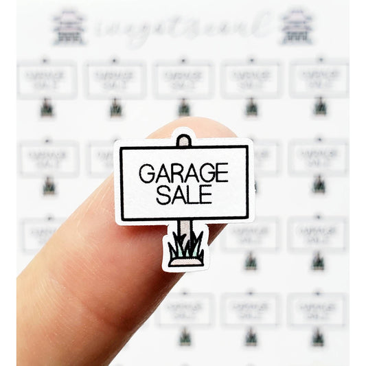 Planner Sticker  | Garage Sale Sign